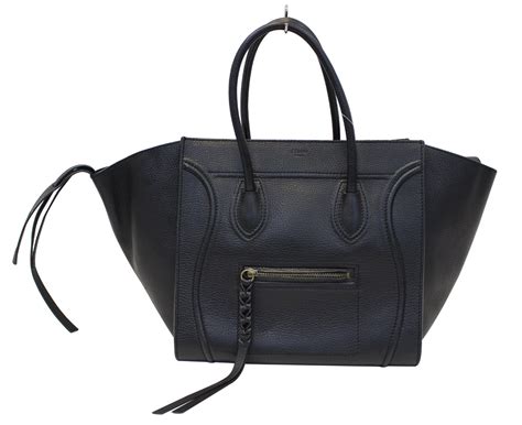 celine black phantom luggage bag|Celine large phantom luggage tote.